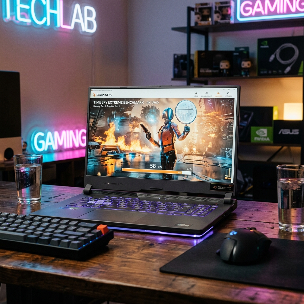 4K Benchmark running on a 144Hz laptop screen for budget laptops - Deals Crowd Analysis